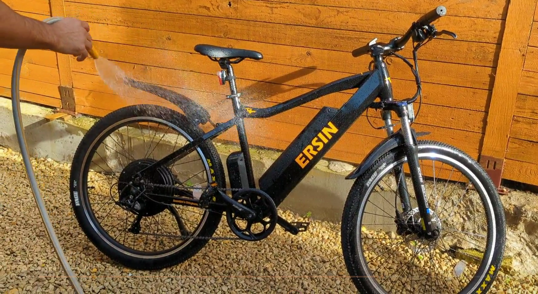 waterproof ebike, washing ebike