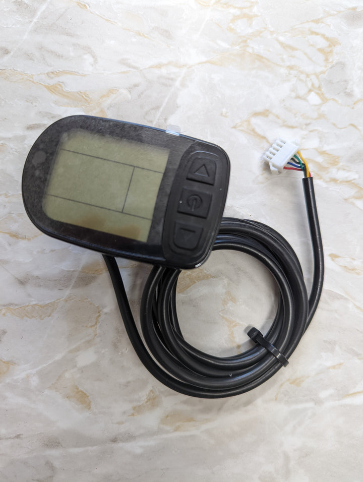 Folding e-bike LCD screen